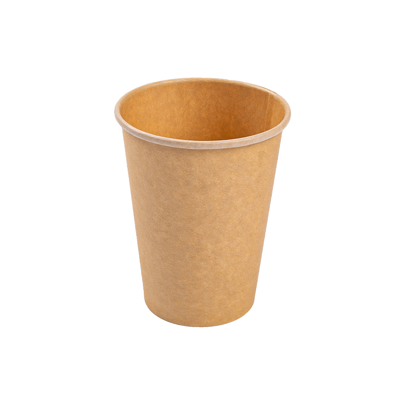 Taza de café de papel desechable compostable de 8 oz